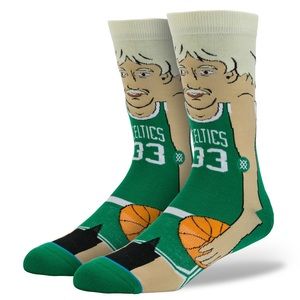 Larry Bird Boston Celtics Stance Socks: large 9-12